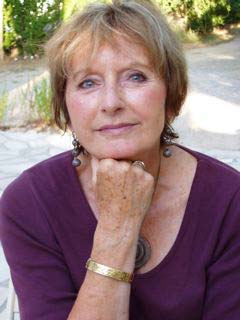 Penny Elder with her work